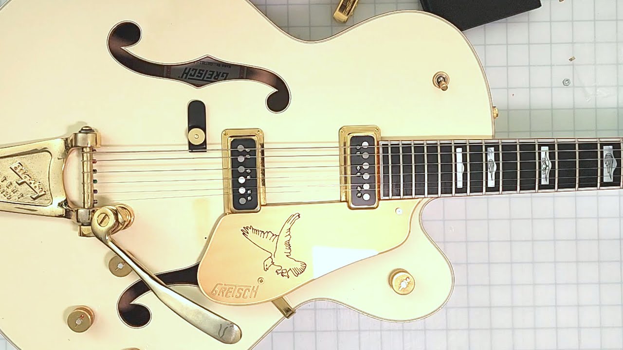 Changing The Bridge On A Gretsch - YouTube