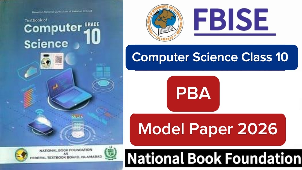 Class 10 | Computer Science | PBA | Solved Model Paper | New Syllabus ...