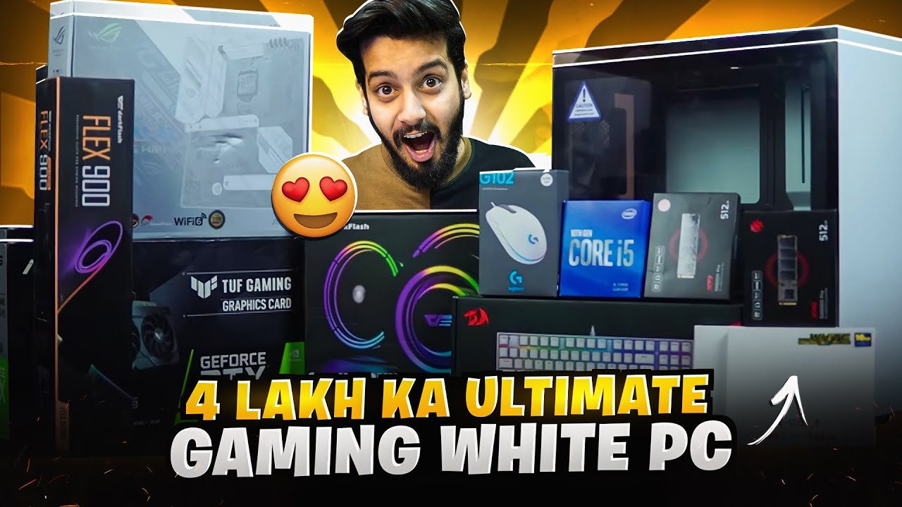 4 Lakh Ka Gaming PC Full White PC with RTX 3060 | Dec 5 2021