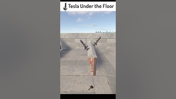 How to Place TESLA Coils Under the Floor #cableguyrust #rust #rustgame #gaming #rustpcgame #funny