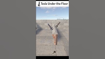 How to Place TESLA Coils Under the Floor #cableguyrust #rust #rustgame #gaming #rustpcgame #funny