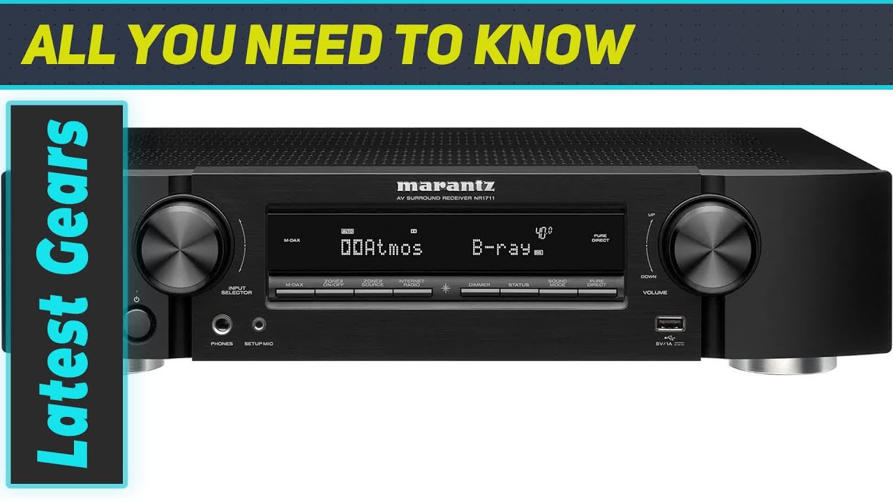 Marantz NR1711 7.2 Channel AV Receiver Review - YouTube