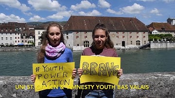 BRAVE with AMNESTY YOUTH Switzerland