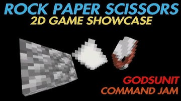 Minecraft Bedrock 2D Game Jam | Rock Paper Scissors