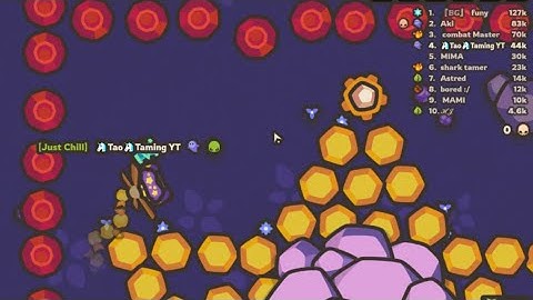 Taming.io- Max base Afk!?!!? how much score can i get???