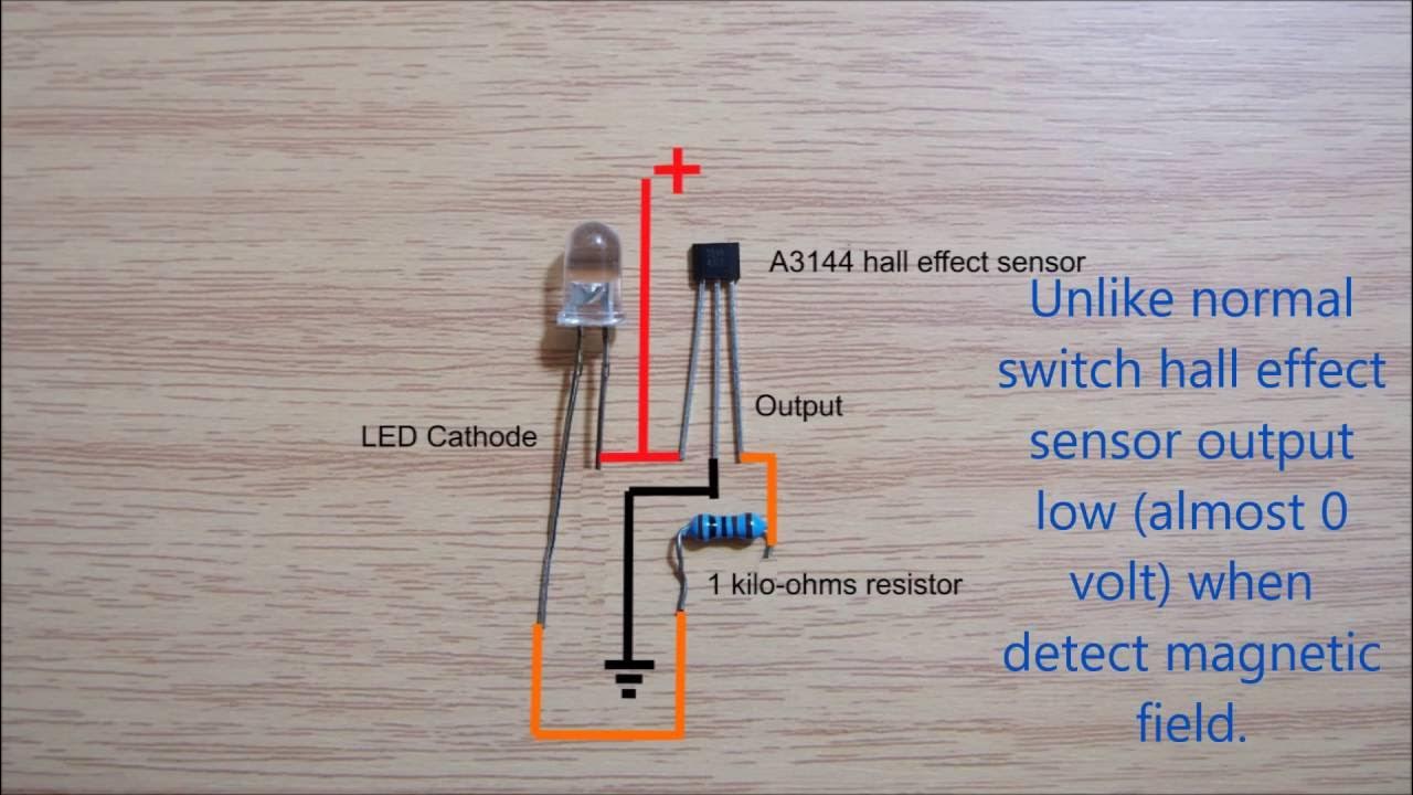 Hall effect sensor switch wiring diagram