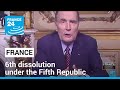 Macron Dissolves National Assembly 6th Dissolution Under The Fifth Republic FRANCE 24 English Macron Dissolves National Assembly 6th Dissolution Under The Fifth Republic FRANCE 24 English