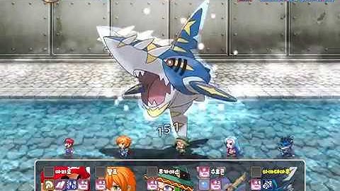 RPG Maker MV - Time and Space Travel Sharpedo Boss Battle