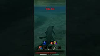 Path of Titans Tylosaurus wins 1v2 on official #pathoftitans #dinosaur #gaming #tylosaurus #ps5