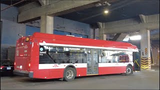 TTC 32 Eglinton West Bus Ride #7293 from Eglinton West Stn to Eglinton Stn (June 18th, 2024)