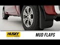 Husky Liners Rubber Rear Mud Flaps 12IN w/o Weight 55100 Husky Liners Rubber Rear Mud Flaps 12IN w/o Weight 55100