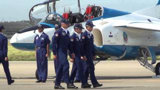 ブルーインパルス 三沢基地航空祭 ウォークダウン 20110904