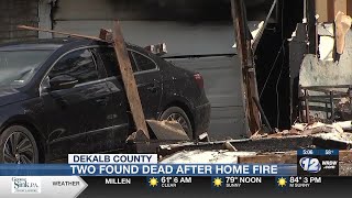 2 people found dead after house fire in DeKalb County