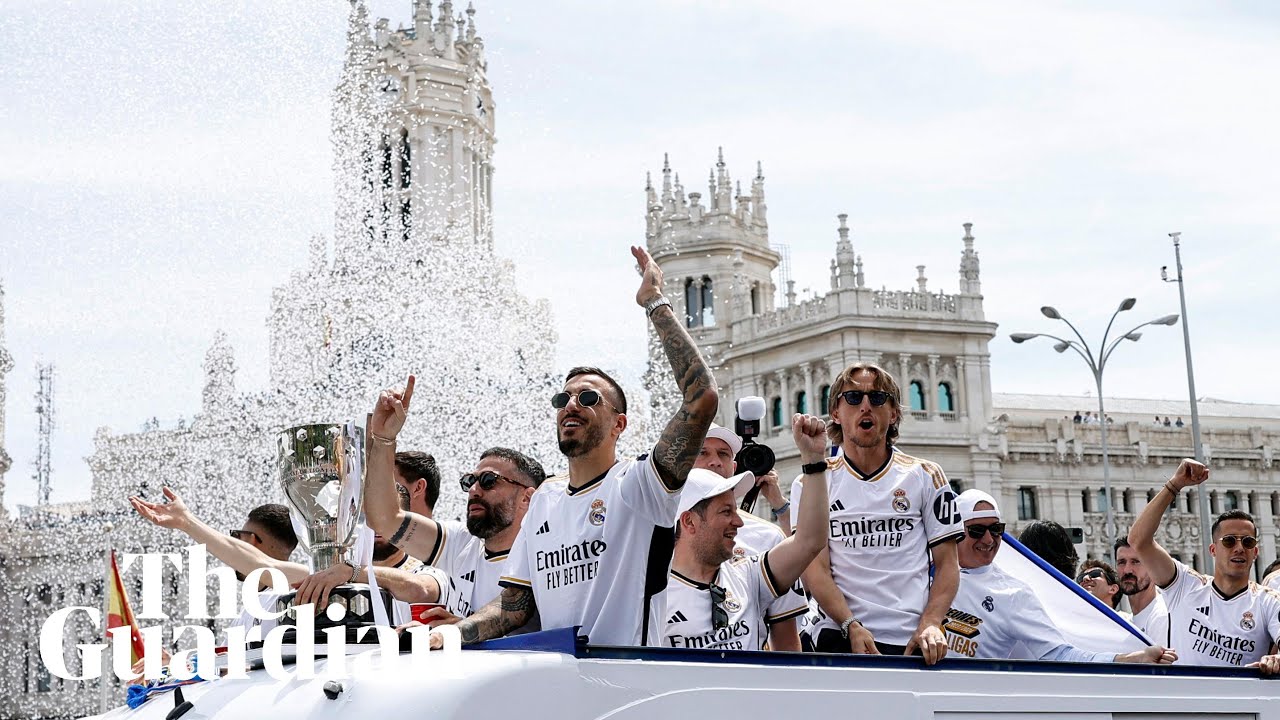 Real Madrid celebrate 36th La Liga title with victory parade