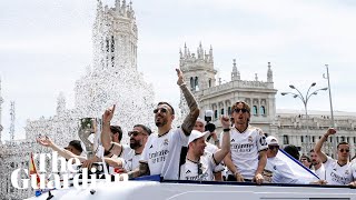 Real Madrid celebrate 36th La Liga title with victory parade