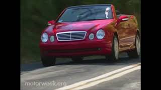 Motorweek 2002 Mercedes-Benz CLK55 AMG Cabriolet and C32 AMG Road Test