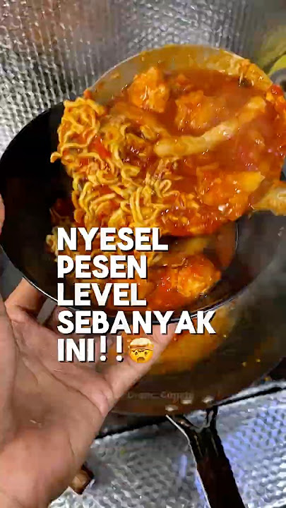NYESEL MAKAN CABE SEBANYAK INI😭 #seblak #seblakdranc #seblakprasmanan