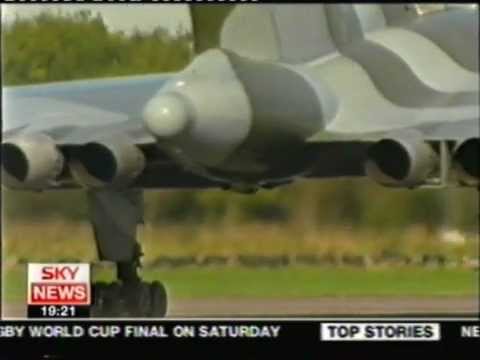 Avro Vulcan Bomber XH558 Take-Off. £6m Refit.