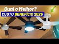 10 VENTILADORES de TETO que Você PRECISA Conhecer em 2025! Melhor Custo Benefício