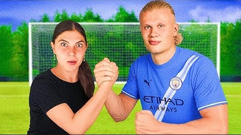 I Challenged Man City's Beast: Erling Haaland! 🔥⚽