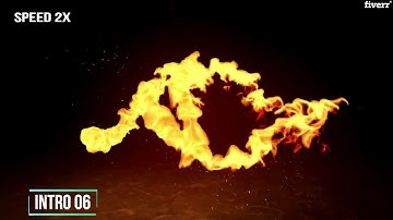 Make an amazing fire logo intro video animation - Best Logo Animation service