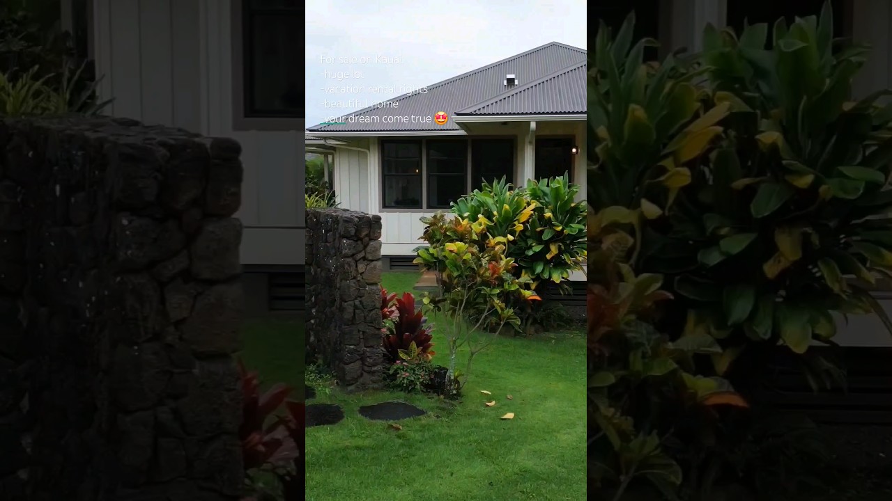 For Sale Poipu Beach Estates huge lot vacation rental kauai poipu realestate newlisting