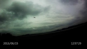 quadricoptero voando baixo multiwii pro flight controller w/mtk gps module