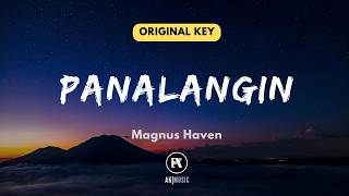 Panalangin - Magnus Haven (Original Key)  | Piano Instrumental Music with Lyrics