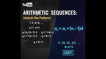Arithmetic Sequences Made Easy - Find the nth Term Formula Step by Step