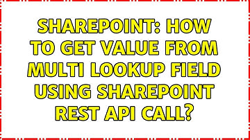 Sharepoint: How to get value from Multi Lookup field using SharePoint rest API call?