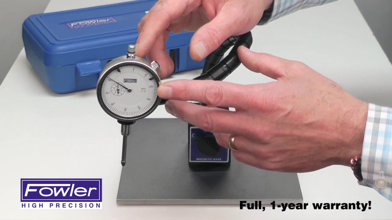 72 641 300 Dial indicator Flex Arm Mag Base Set YouTube