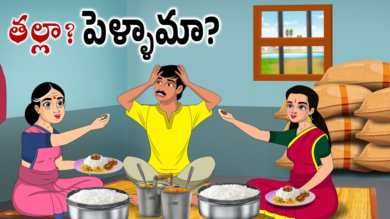 తల్లా? పెళ్ళామా? Telugu moral stories | Neethi kathalu | Telugu stories | Chandamama kathalu
