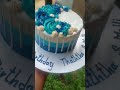 lovely blue cake