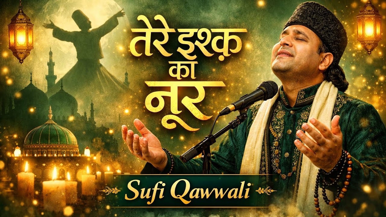तेरे इश्क़ का नूर | Heart Touching Sufi Qawwali 2026 | New Sufi Kalam | Spiritual Qawwali