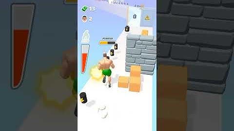 muscle rush smash running game🎮 Level #75 #shorts Gameplay #musclerush #gaming #gamingvideos