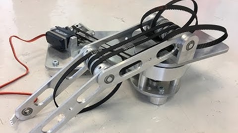 Home made Robot Servo Arm With Belts Part 1/2