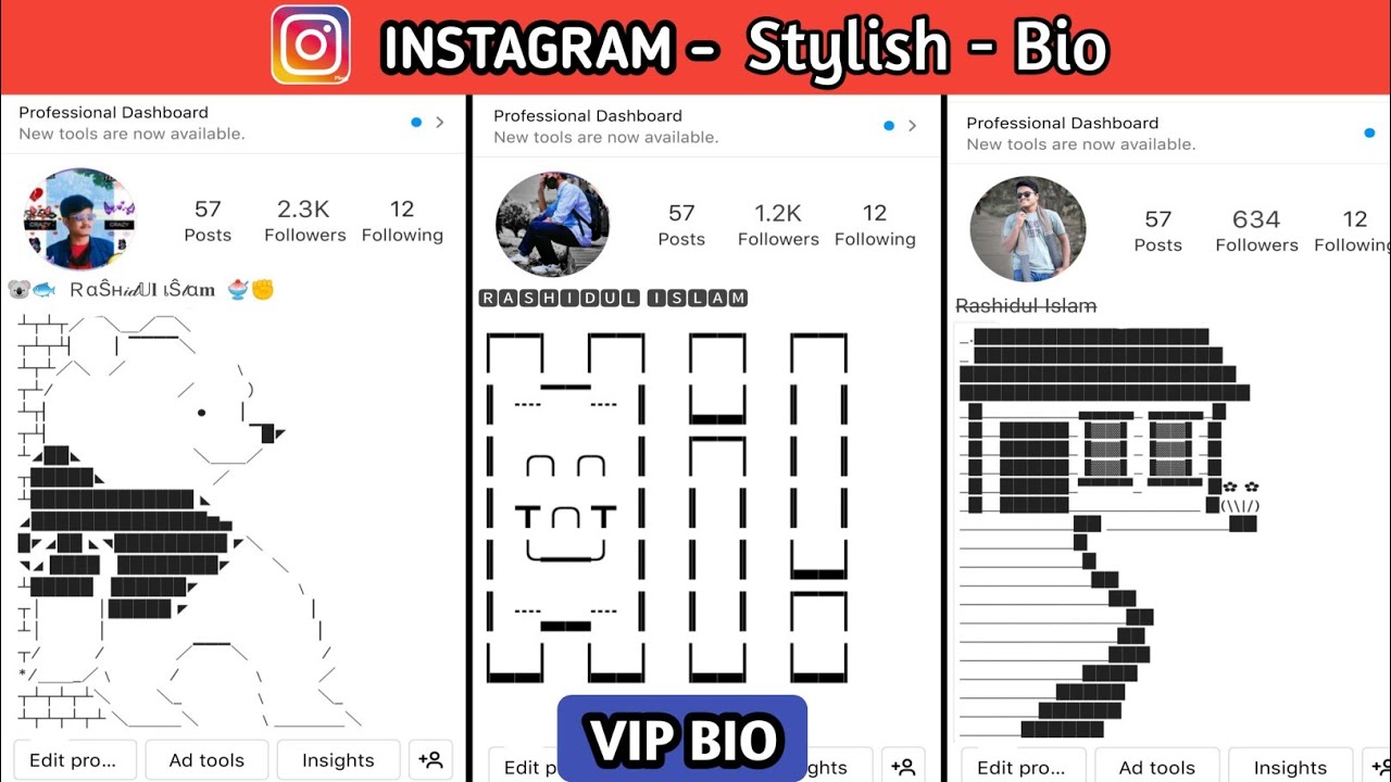 Instagram Stylish Bio 2022।। Set the bio to your liking with the help of an app।। Unlimited bio।।