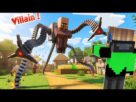 I Tried Using Villain Weapons on These Realistic Minecraft Villagers !!!