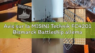Avis sur la MISINI Technik FC4201 Bismarck Battleship allemand, 2081 PCs/MOC grand navire de guerre