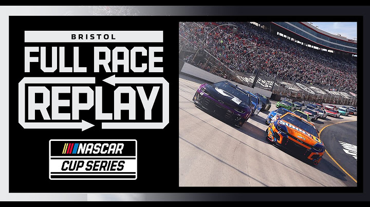 2025 NASCAR Cup Series Full Race: Food City 500 | Bristol Motor Speedway