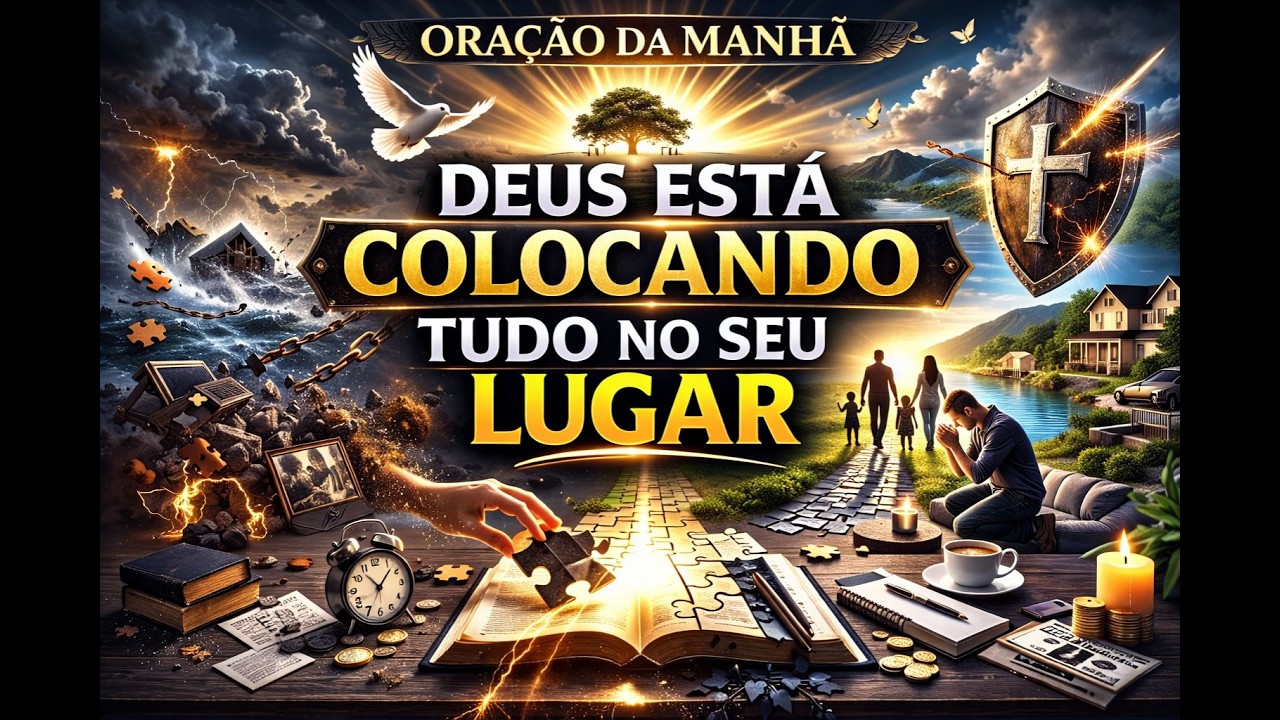 Oração da manhã - Deus Está Colocando Tudo no Seu Lugar