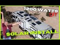 1200W Solar install! DIY, Victron charge controller and Battle born batteries. Full Time RV life.