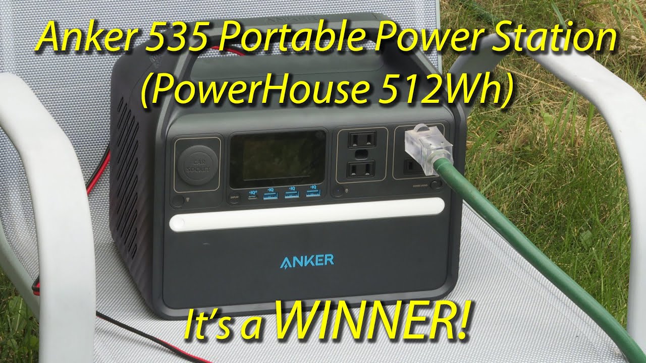 The Anker 535 Portable Power Station - PowerHouse 512WH Review 