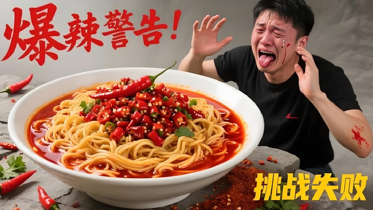 巡辣之旅～挑战福建18层地狱级辣度拉面！成功了奖励2000元？现场激烈又刺激！【辣王刘泳杰】