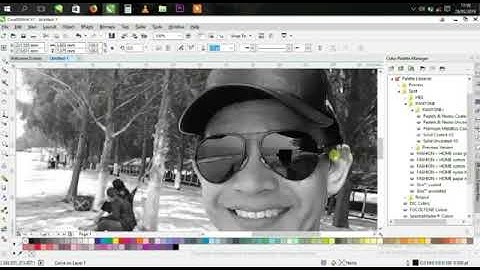Tutorial Cara membuatan WPAP Yang Simpel dan Menarik menggunakan Coreldraw CS 7