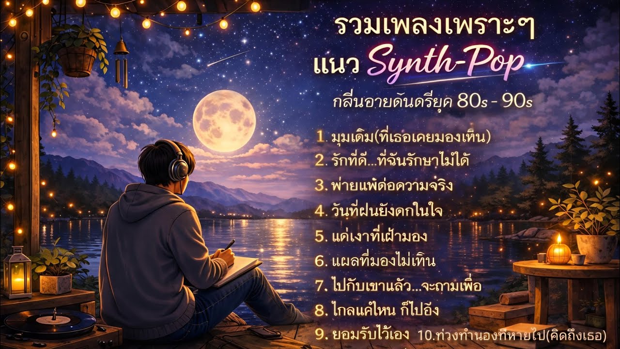 รวมเพลงเพราะๆ ฟังสบายต่อเนื่อง | แนว Synth-Pop | กลิ่นอายดนตรียุค 80s - 90s ผสมผสานดนตรีสมัยใหม่ 
