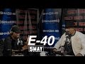 E-40 Freestyles Live For the First Time + Reveals He's Sway's Cousin & Breaks Down Recording Process