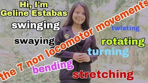 7 non locomotor movements// with Estabas Official #estabasofficial