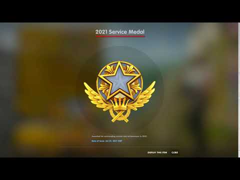 how to get cs go service medal