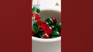 ASMR glass fruit jam : water melon